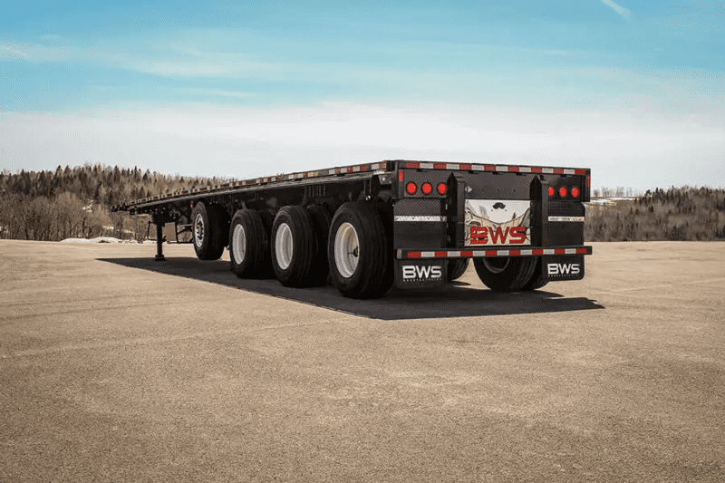 Flatbed Trailers | Image courtesy of TEC Equipment